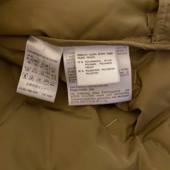 MAXMARA DOWN PUFFER